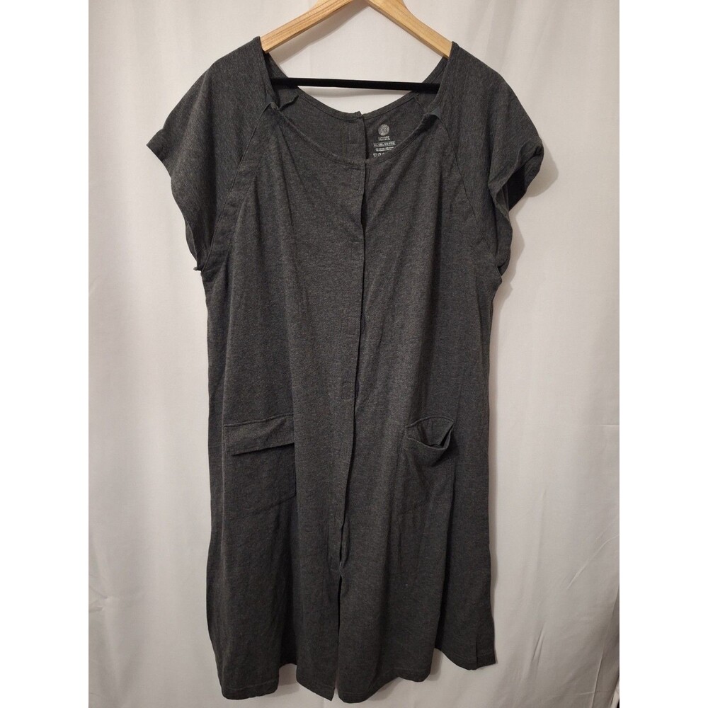 Kindred Bravely Labor Gown Size XL-XXL Gray Pregnacy Delivery Nursing Comfort